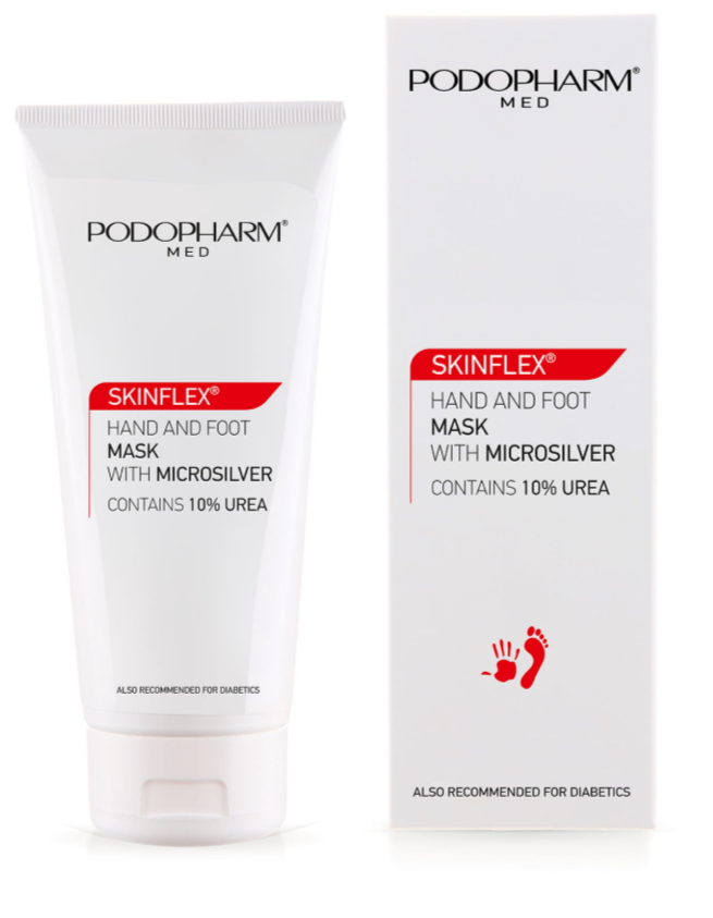 SKINFLEX® Maska do dłoni i stóp z mikrosrebrem Podopharm SKINFLEX Maska do dłoni i stóp z mikrosrebrem - obrazek 1